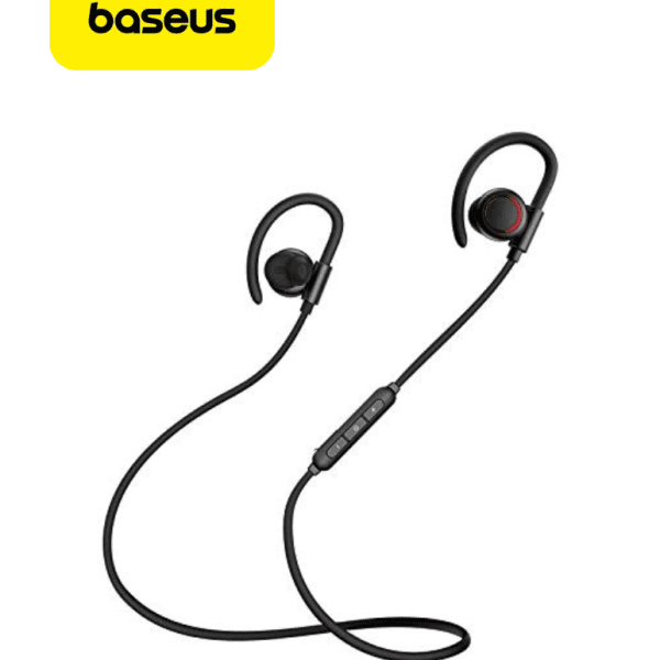 Baseus Encok S17 Noise Canceling Earbuds for Workout, Running, IPX5 Waterproof, Sweat-Proof and Washable - Long Lasting 8 Hour Battery Life, Bluetooth Wireless in-Ear Headphones White Baseus-Encok-S17