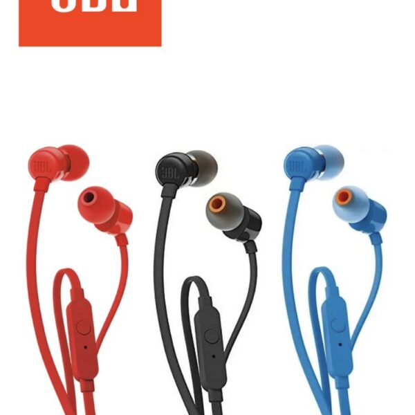 Pack Of 3 JBL Tune 110 In-Ear Pure Bass Wired Earphones with Mic